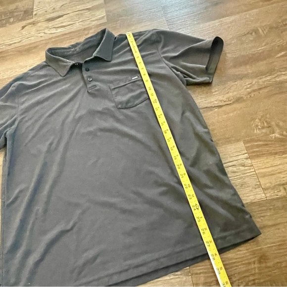 Vuori gray knit polo shirt XL - Picture 3 of 7